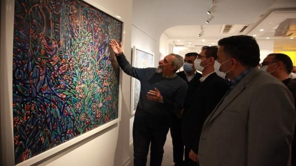 بازدید استاندار کردستان از نمایشگاه هنرمند سنندجی